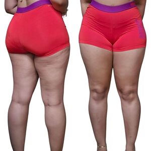 ☆Nike Red and Purple Women's Athletic Shorts☆